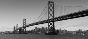 Bay Bridge with San Francisco skyline
